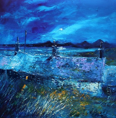 A Jura Moon from Kilmory 24x24 A Jura Moon from Kilmory 24x24